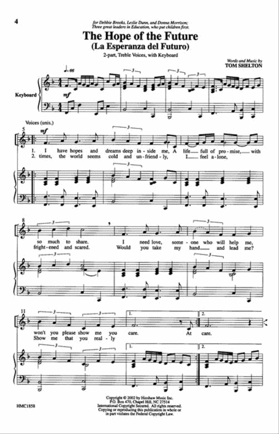 The Hope of the Future (La Esperanza del Futuro) SA scores gallery preview page 2
