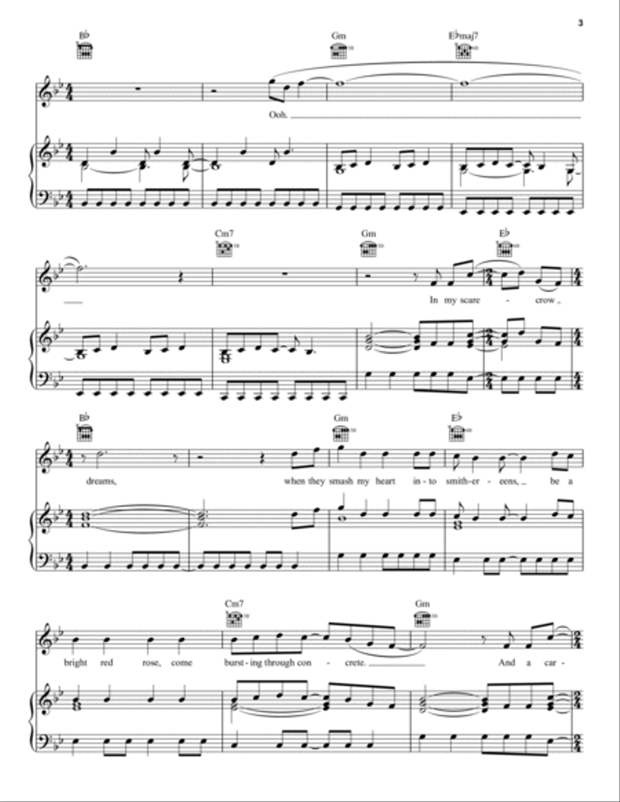 Charlie Brown Piano, Vocal, Guitar scores gallery preview page 3