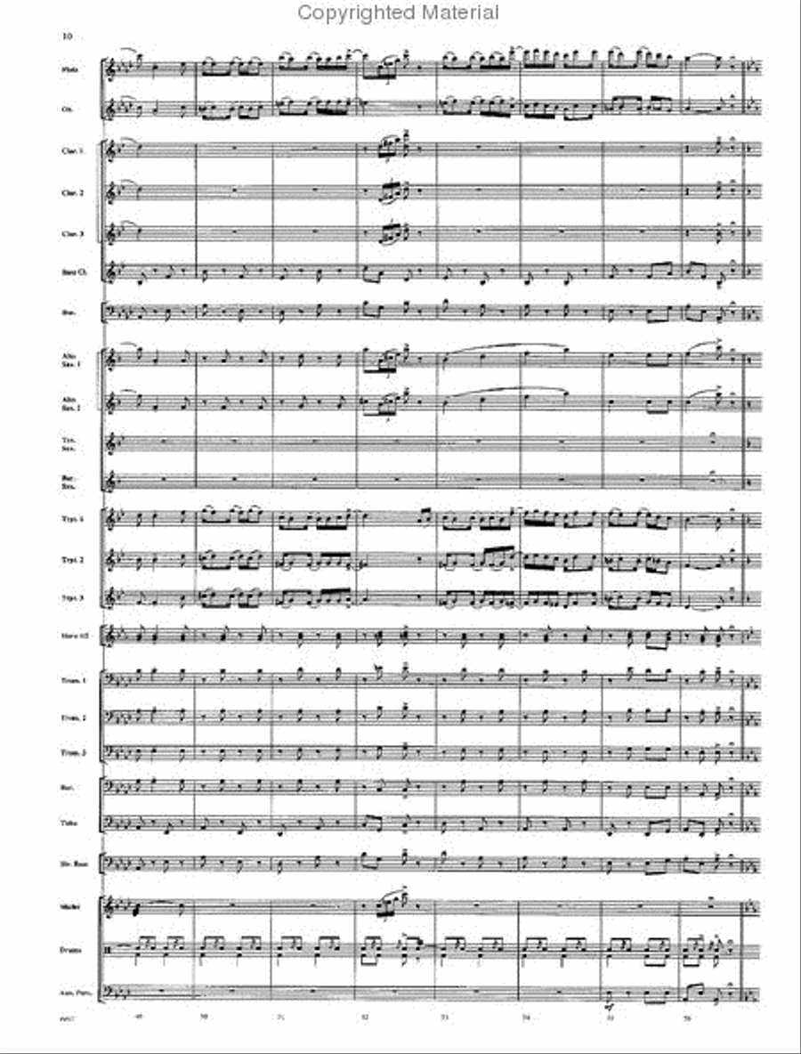 A Scott Joplin Retrospective Concert Band scores gallery preview page 9