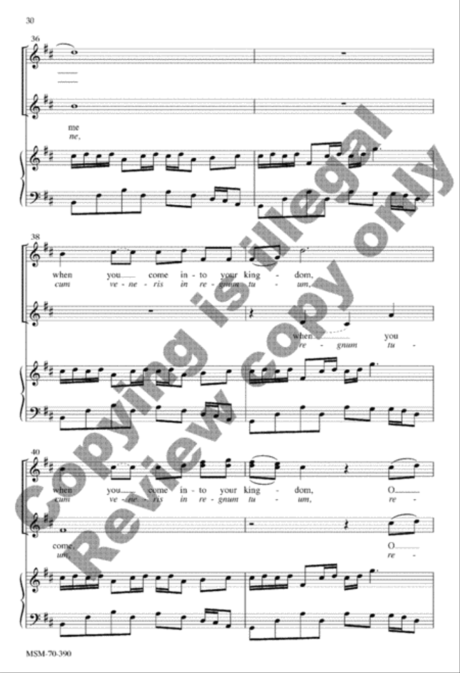 Seven Last Words Seven Last Words 4-Part scores gallery preview page 55
