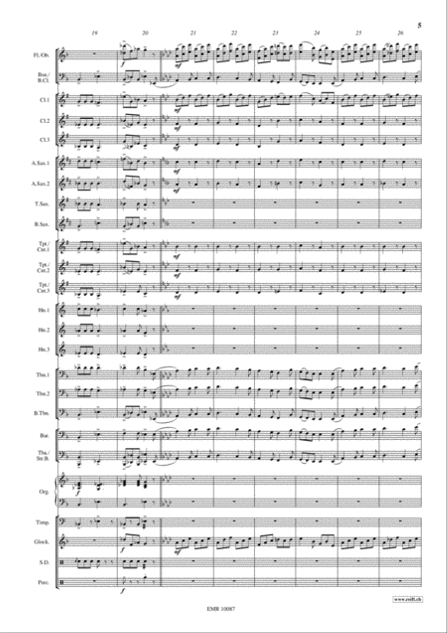 Louanges Louanges Concert Band scores gallery preview page 6