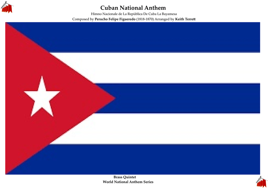 Cuban National Anthem for Brass Quintet Brass Quintet scores gallery preview page 1