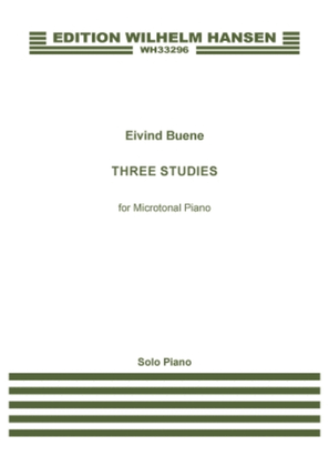 Book cover for Three Studies For Microtonal Piano