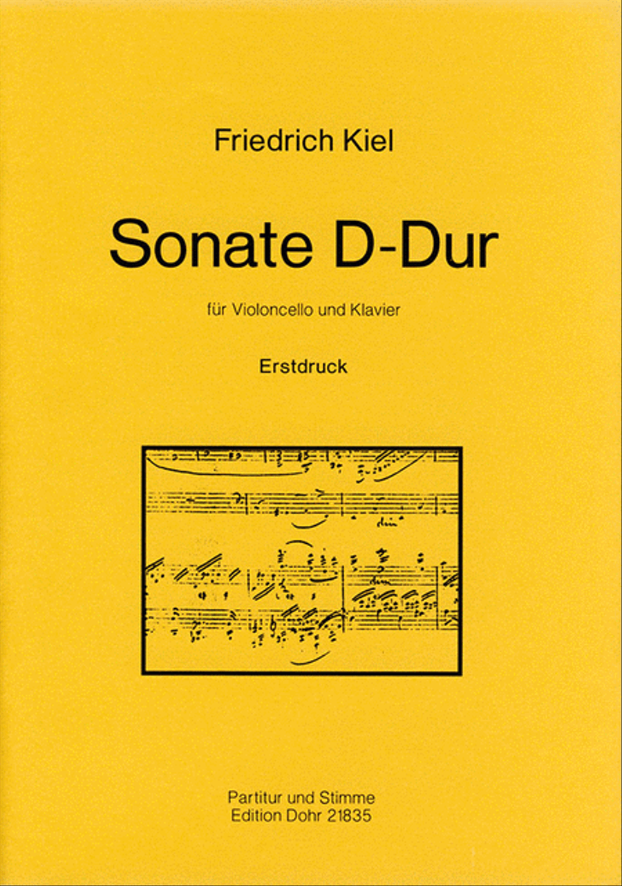 Sonate für Violoncello und Klavier D-Dur WoO (Erstdruck) Piano Accompaniment scores gallery preview page 1