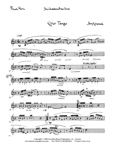 Killer Tango - Horn in F