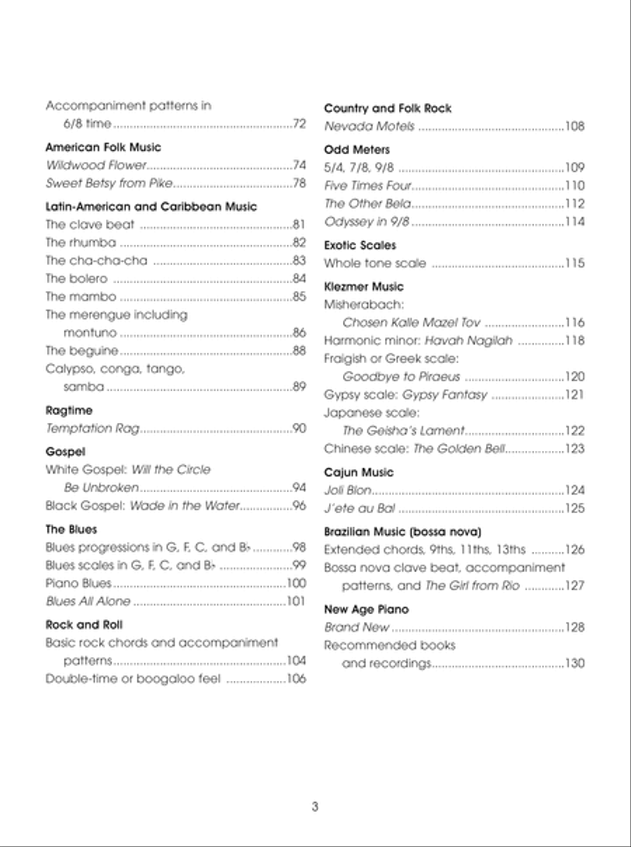 A Guide to Non-Jazz Improvisation: Piano Edition Easy Piano scores gallery preview page 5