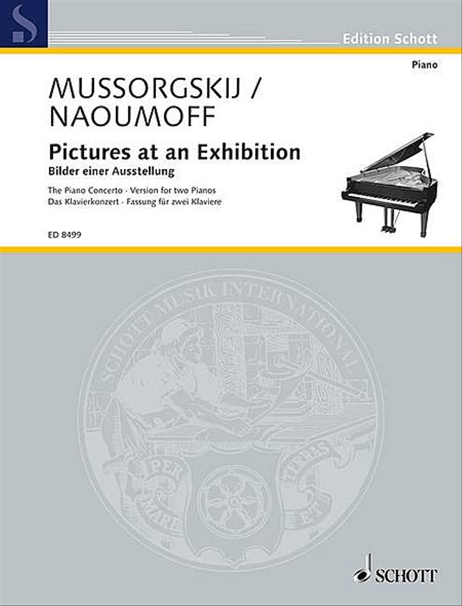 Pictures at an Exhibition Clarinet scores gallery preview page 1