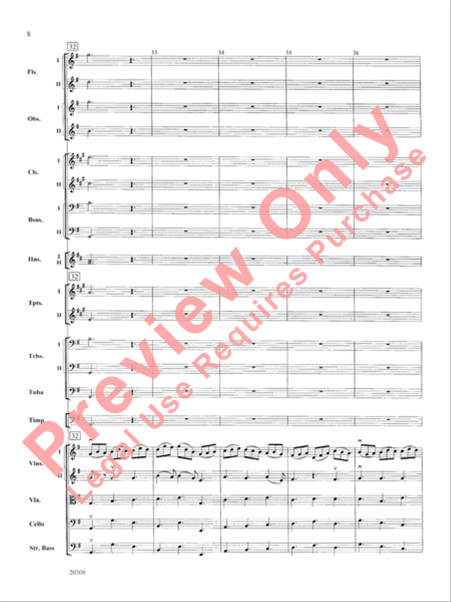 Jesu, Joy of Man's Desiring Full Orchestra scores gallery preview page 9