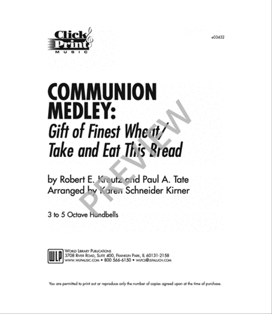 Communion Medley 5-Octaves scores gallery preview page 2