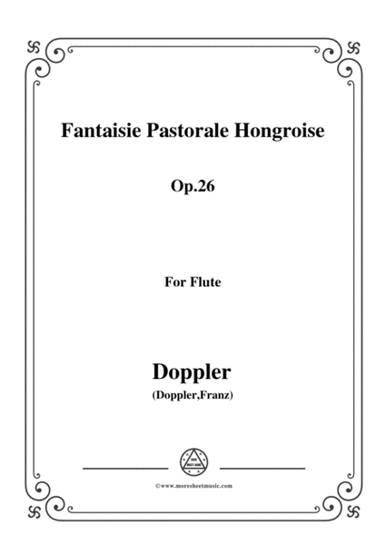 Doppler-Fantaisie Pastorale Hongroise Op.26,for Flute image number null