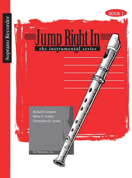Jump Right In: Student Book 1 - Soprano Recorder (Book with MP3s)