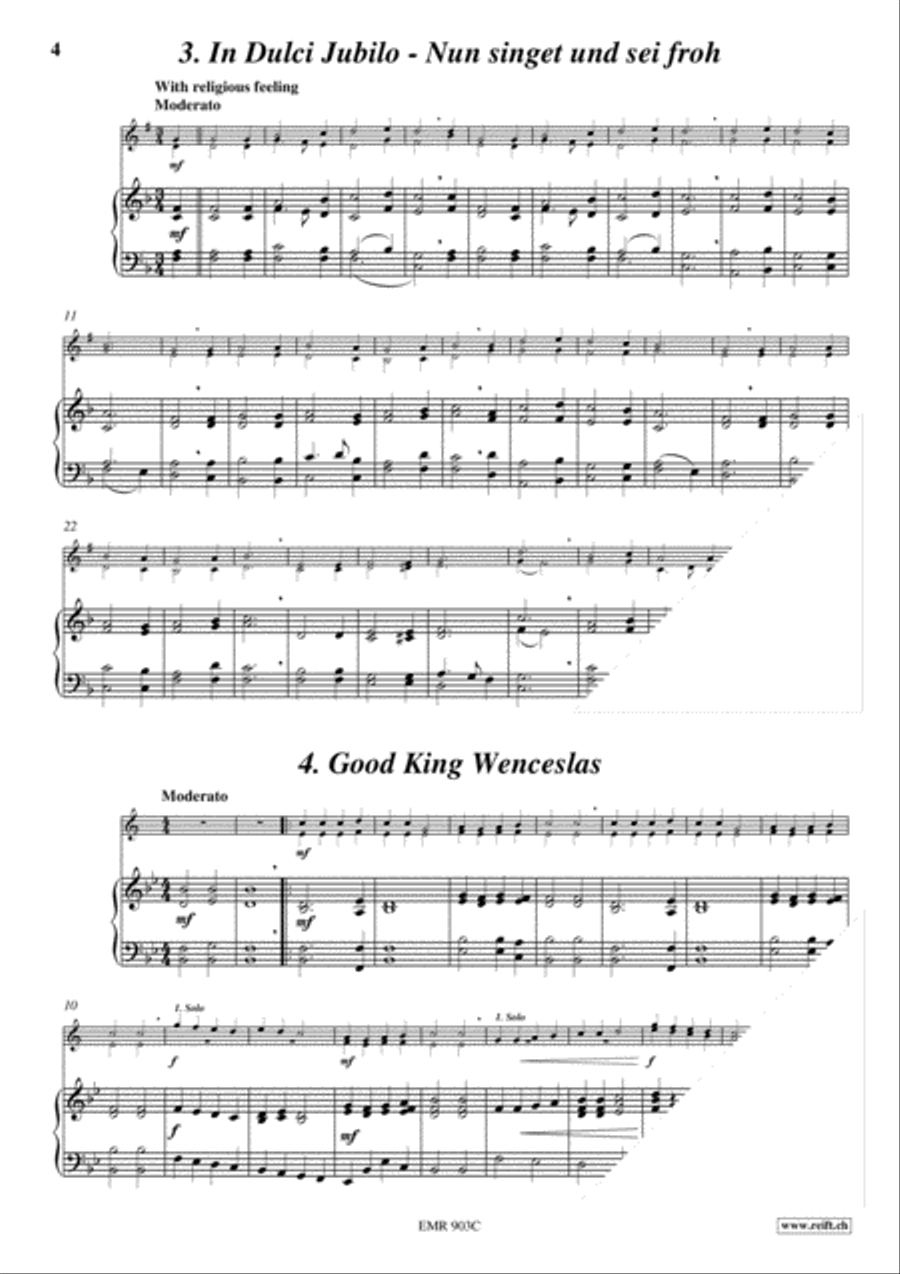 28 Weihnachtsmelodien Vol. 1 + 2 Clarinet Solo scores gallery preview page 4