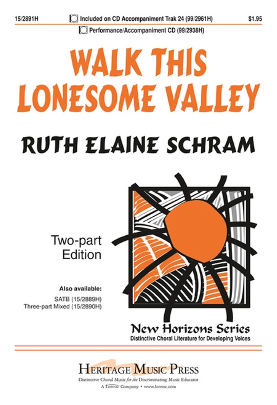 Walk This Lonesome Valley 2-Part scores gallery preview page 1