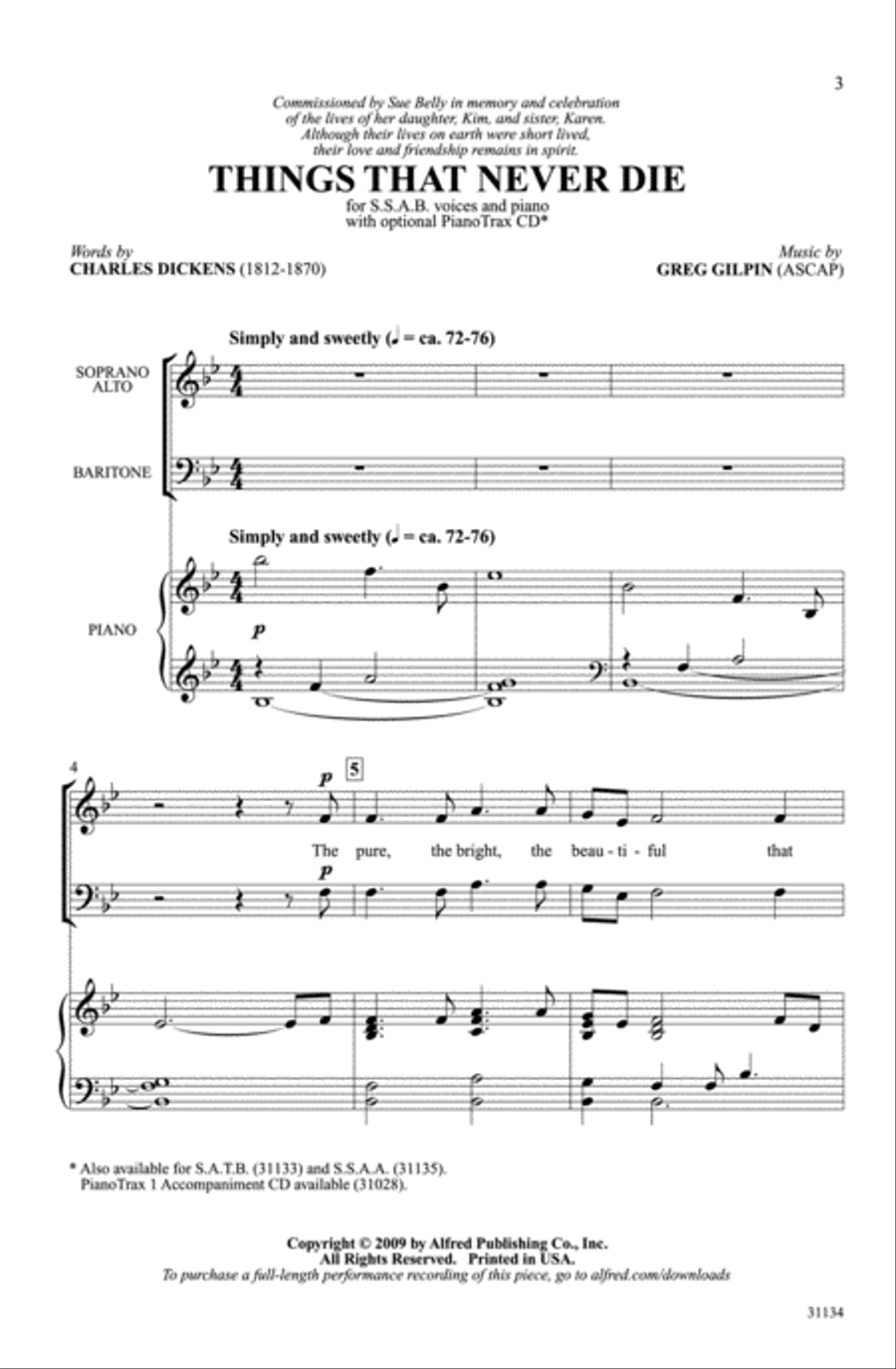 Things That Never Die Things That Never Die 3-Part scores gallery preview page 2