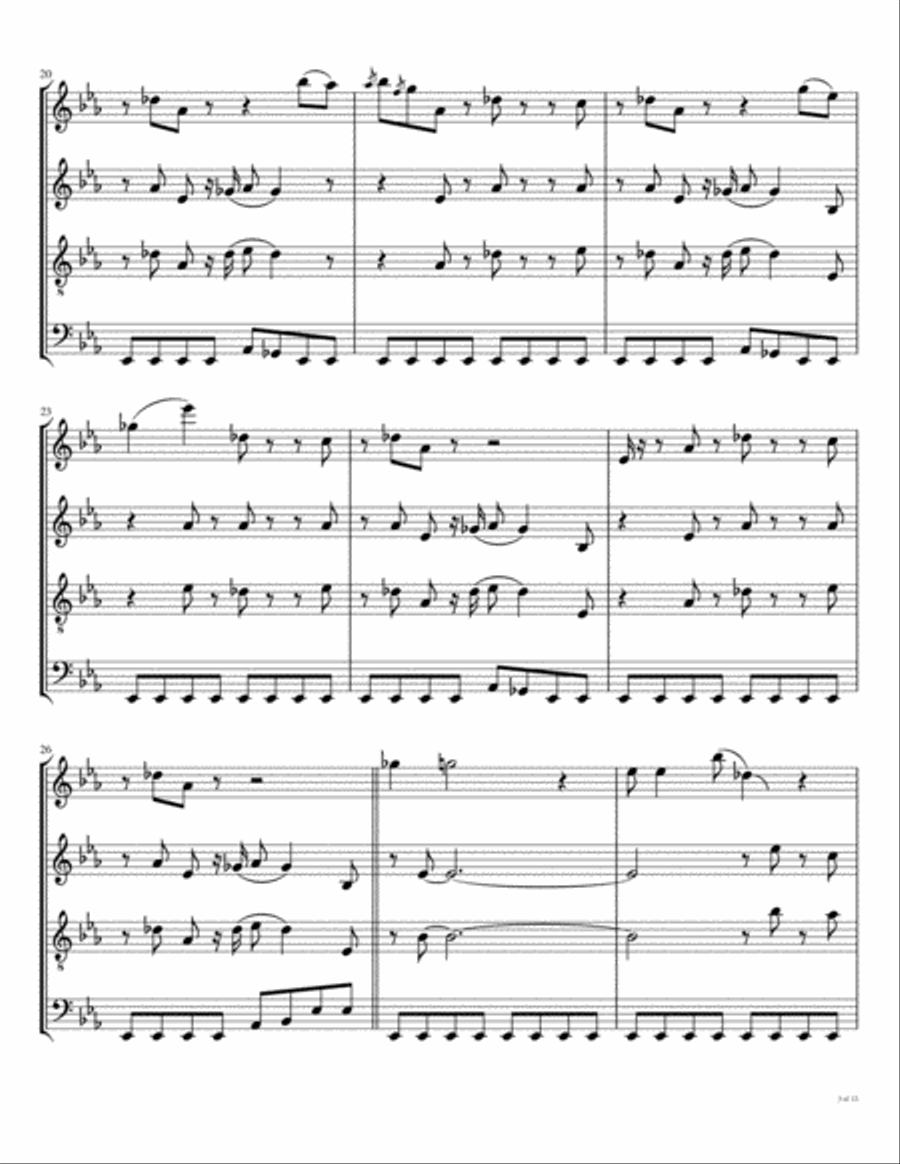 Panama Woodwind Quartet scores gallery preview page 4