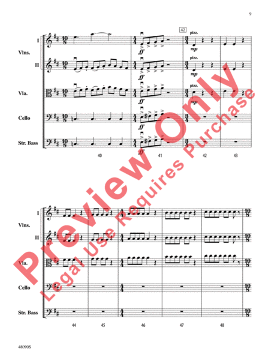 School String Orchestra scores gallery preview page 10