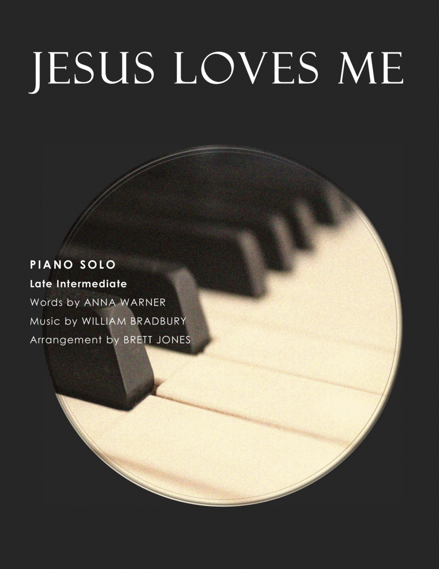 Jesus Loves Me Piano Solo scores gallery preview page 1