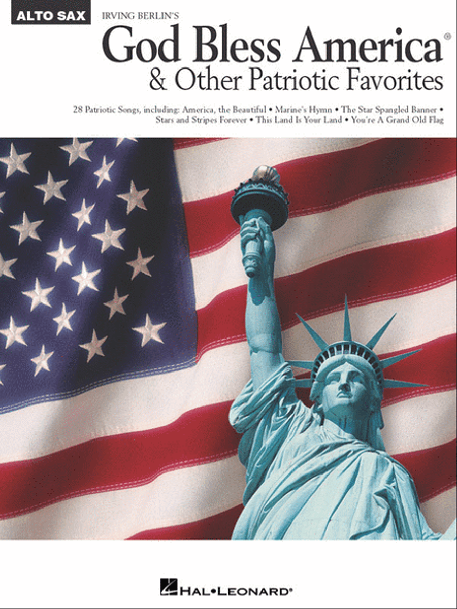 God Bless America and Other Patriotic Favorites Alto Saxophone scores gallery preview page 1