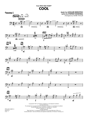 Book cover for Cool (from West Side Story) - Trombone 2