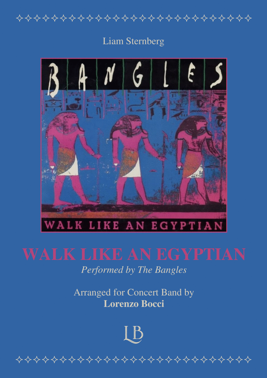 Walk Like An Egyptian Concert Band scores gallery preview page 1