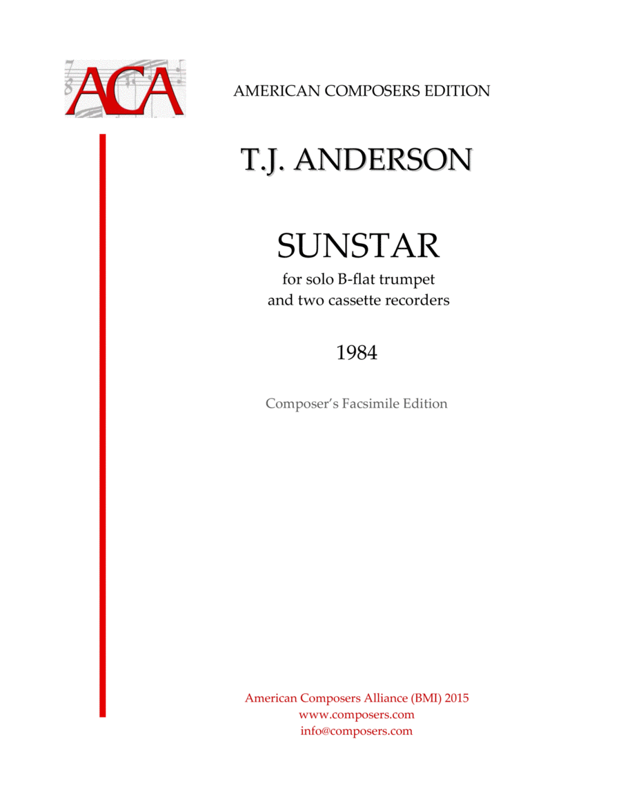 [Anderson] Sunstar