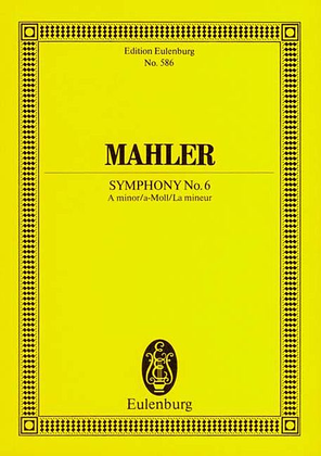 Book cover for Symphony No. 6 in A Minor
