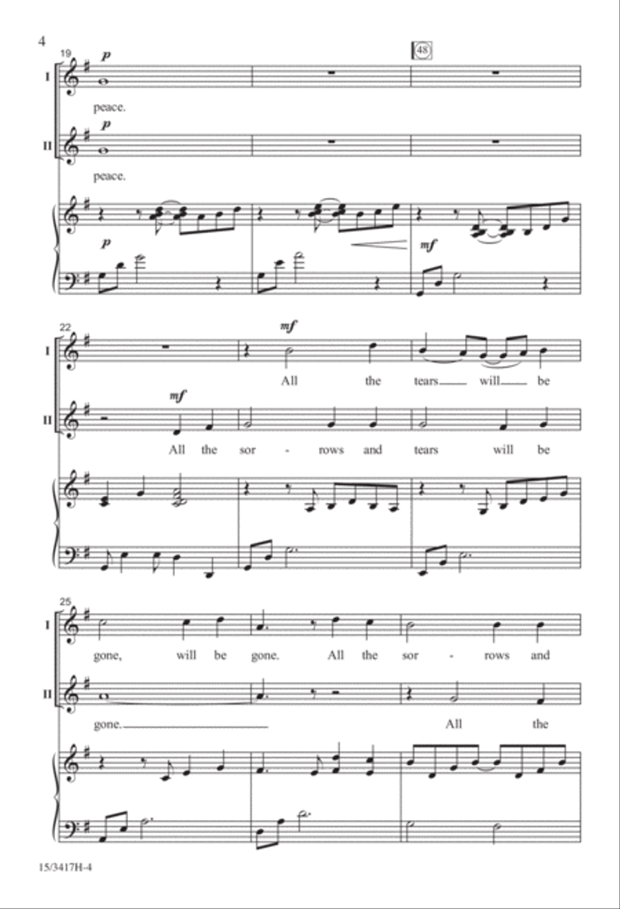 We Shall Walk Through the Valley in Peace 2-Part scores gallery preview page 4