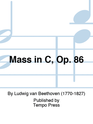Book cover for Mass in C, Op. 86