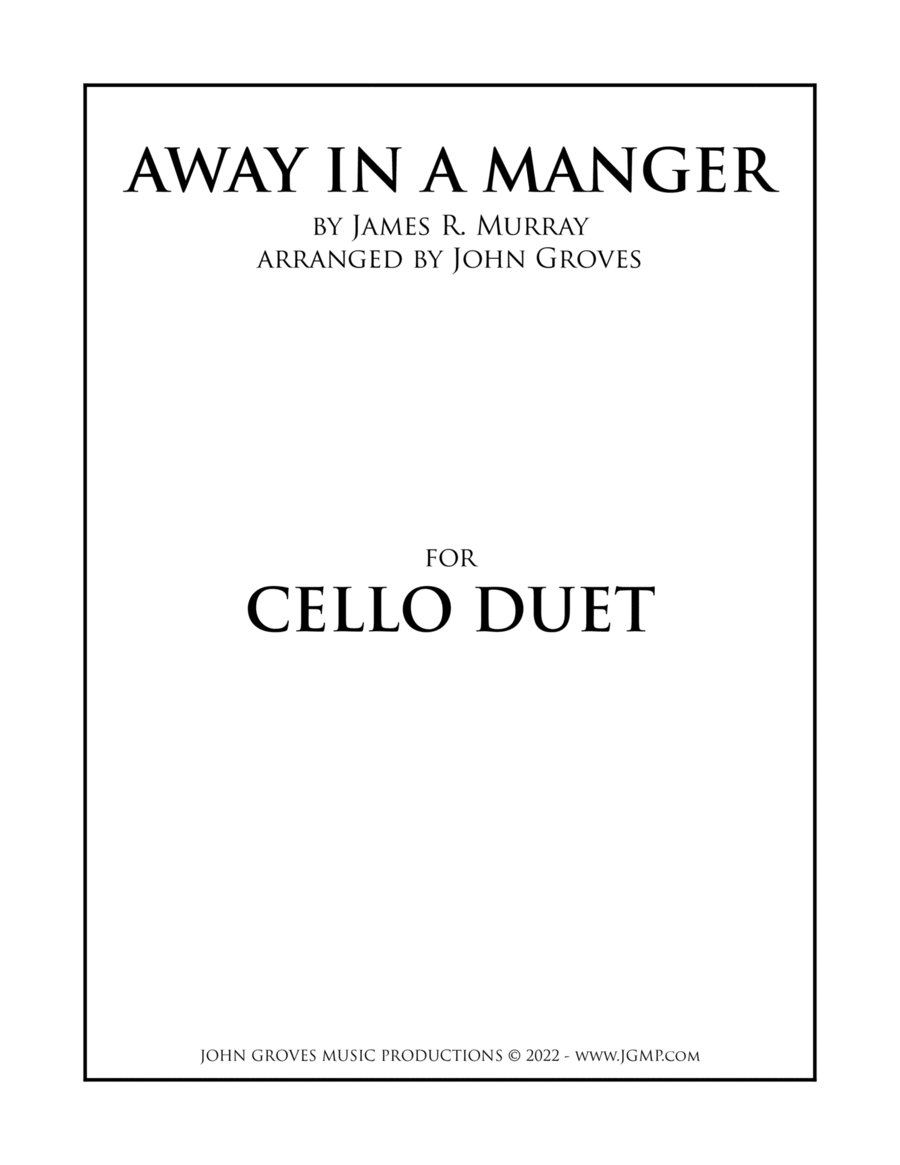 Away In A Manger - Cello Duet image number null