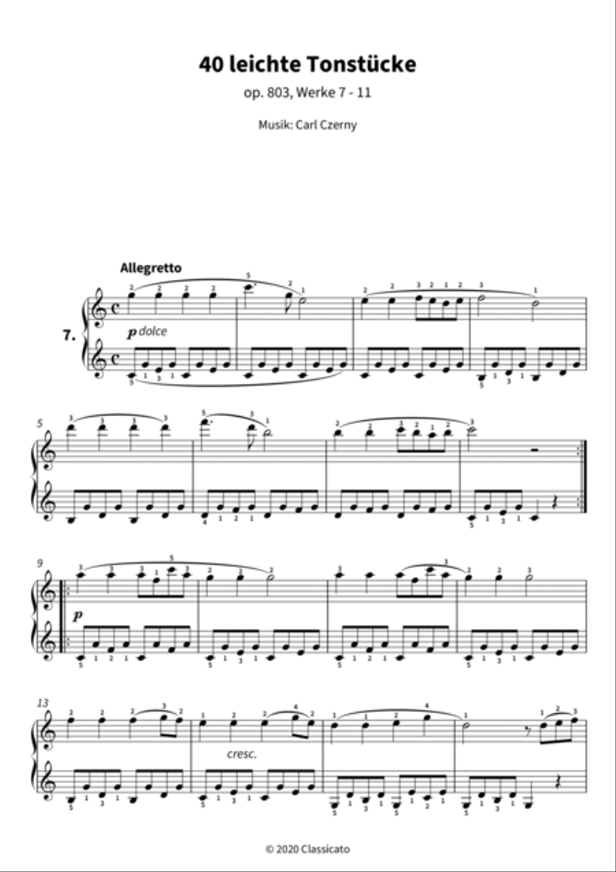 40 leichte Tonstucke 40 leichte Tonstucke Piano scores gallery preview page 3