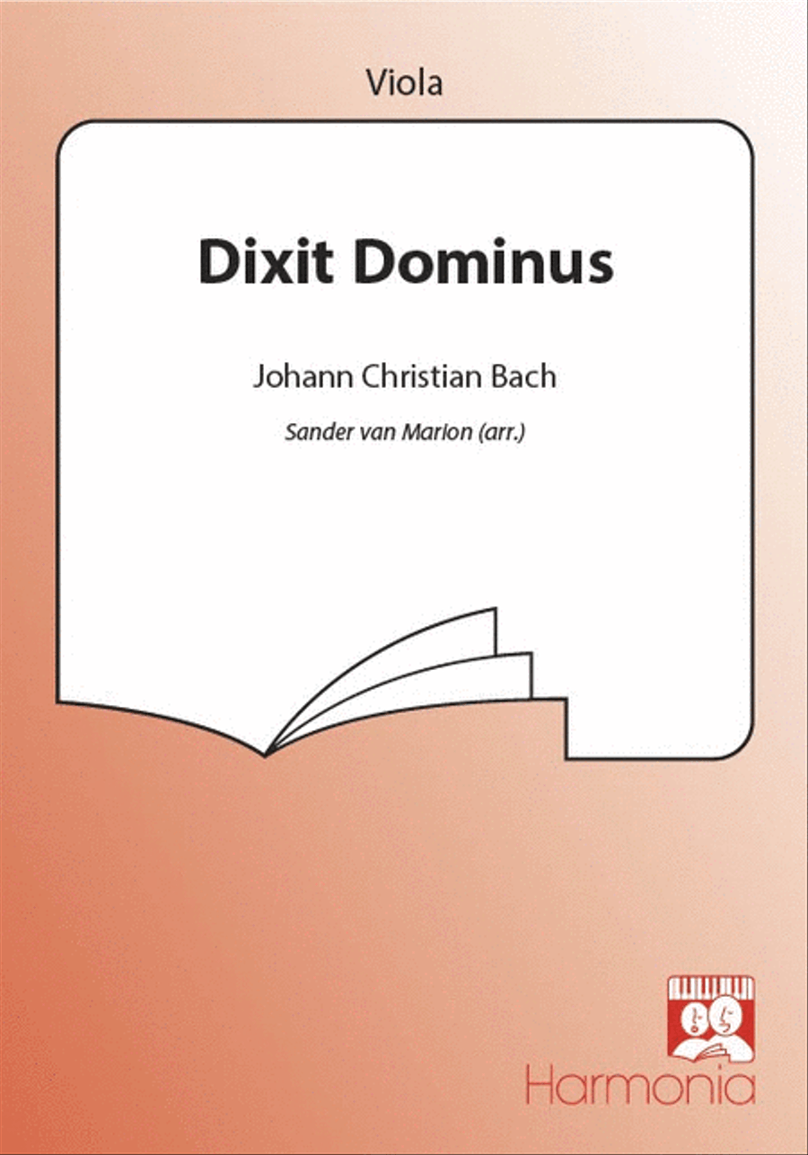 Dixit Dominus 4-Part scores gallery preview page 1