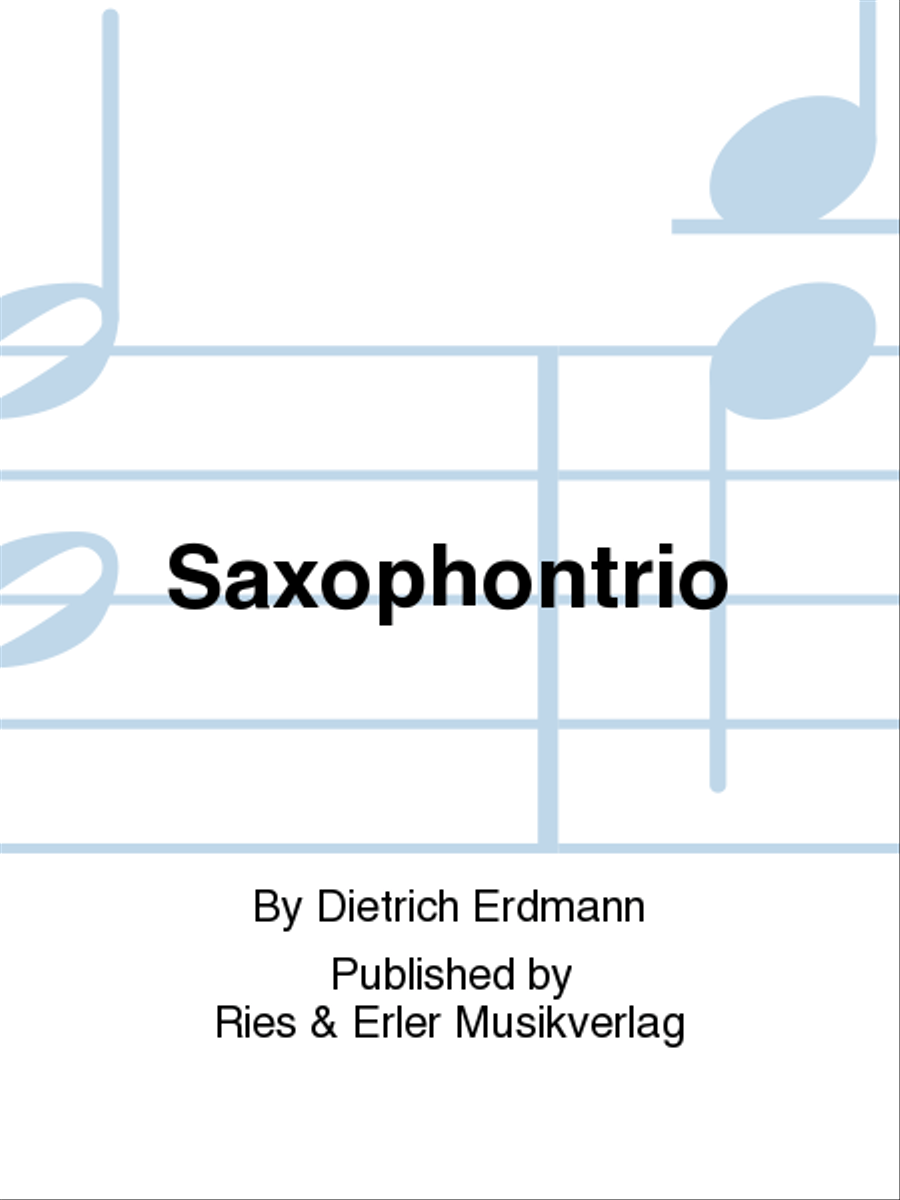Saxophontrio Woodwind Trio scores gallery preview page 1