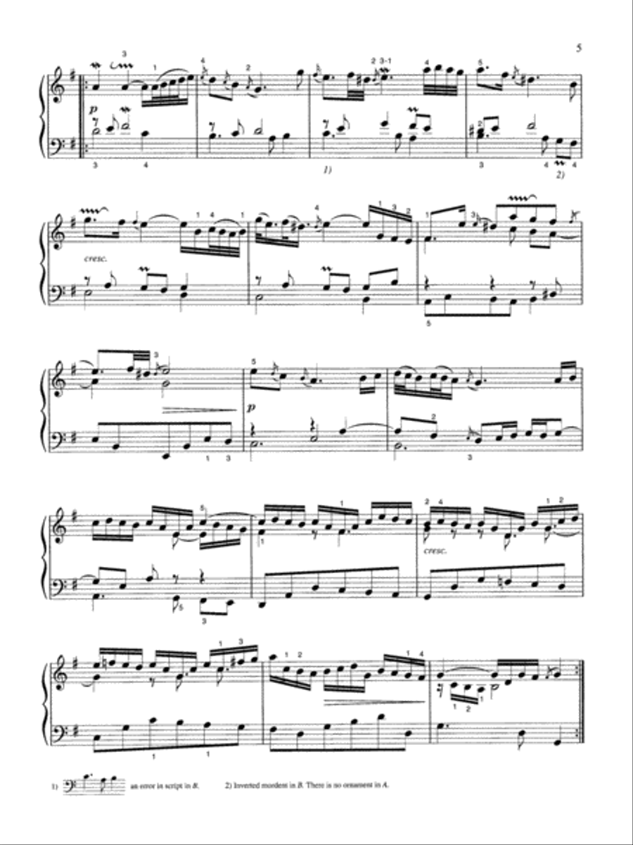 Bach: Goldberg Variations Piano Solo scores gallery preview page 5