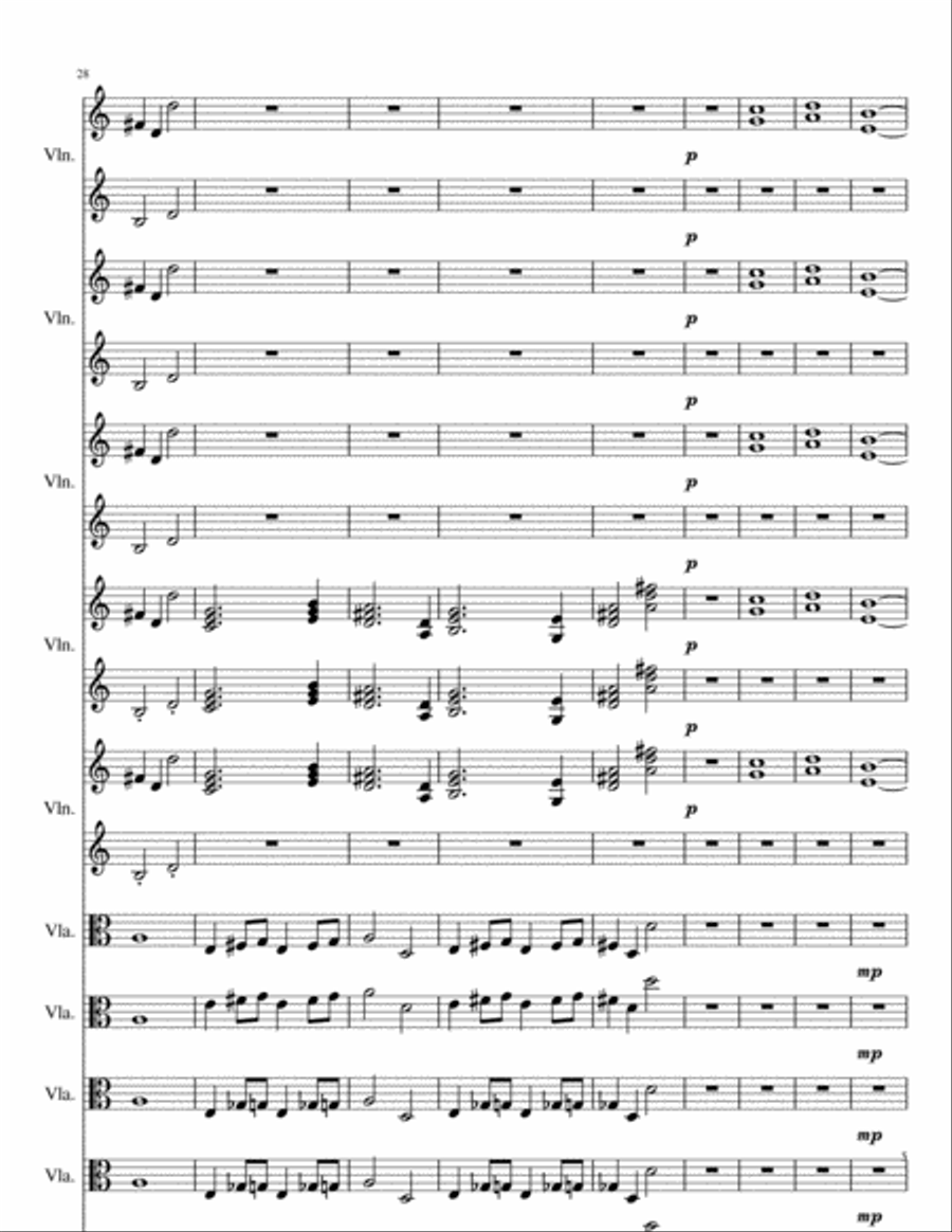 The Chamber String Quartet scores gallery preview page 5
