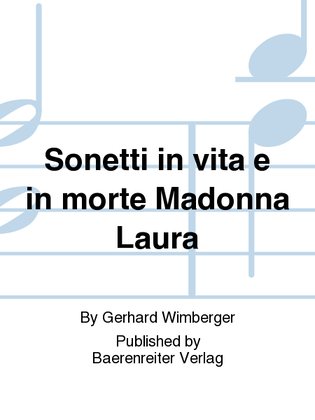 Sonetti in vita e in morte Madonna Laura für gemischten Chor (SATB, jede Stimme fünffach geteilt) (1979)