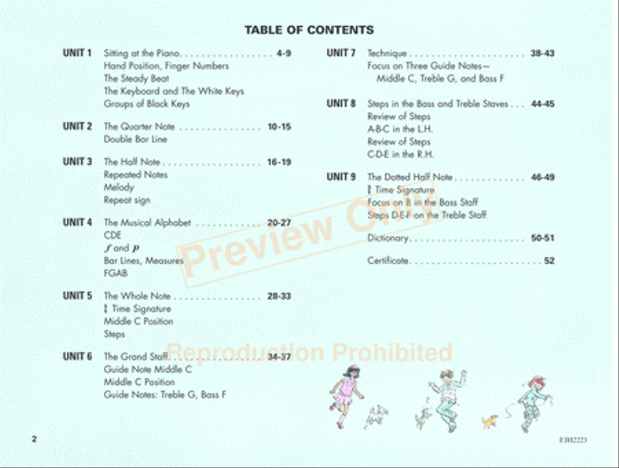 The All-in-One Approach to Succeeding at the Piano, Preparatory Book A Piano Method scores gallery preview page 3