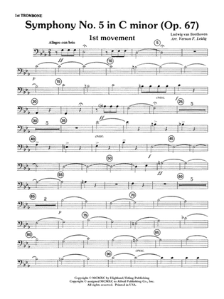 Beethoven's Symphony No. 5, 1st Movement: 1st Trombone