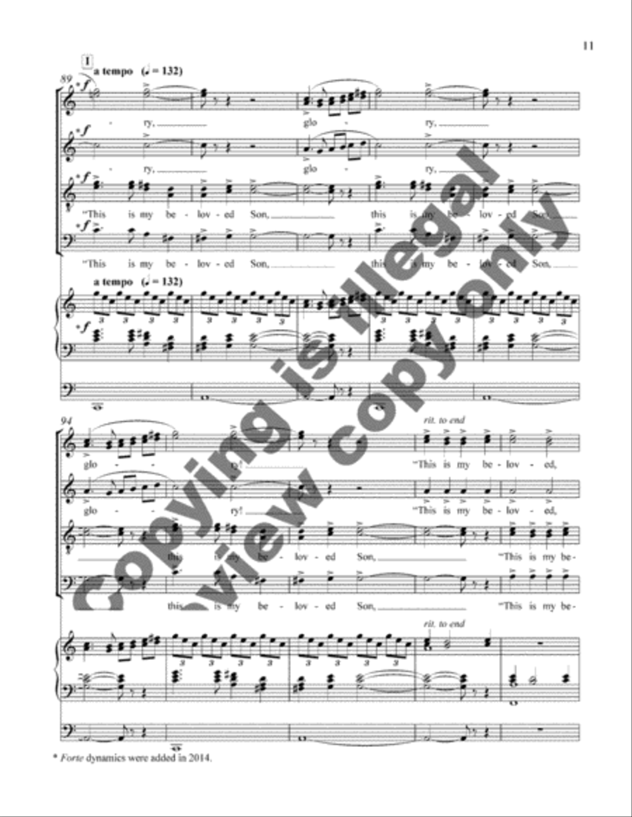 Dazzling as the Sun Dazzling as the Sun 4-Part scores gallery preview page 11