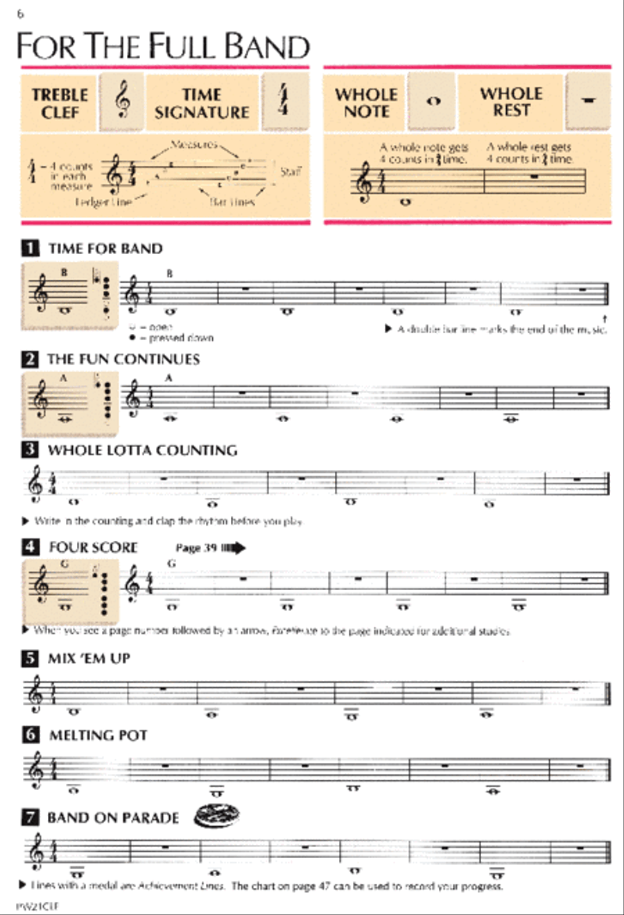 Standard of Excellence Enhanced Book 1, Alto Clarinet Concert Band Methods scores gallery preview page 2