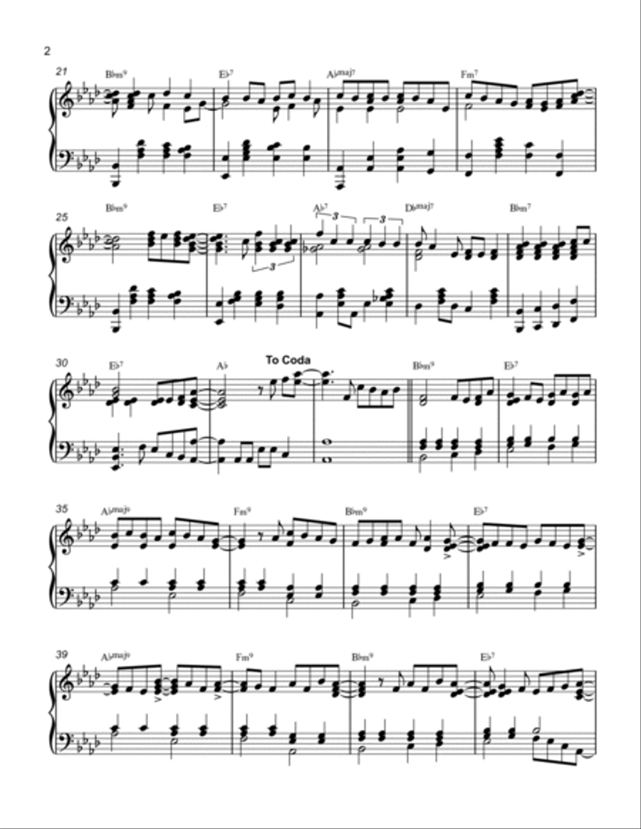 Apples Piano Solo scores gallery preview page 2