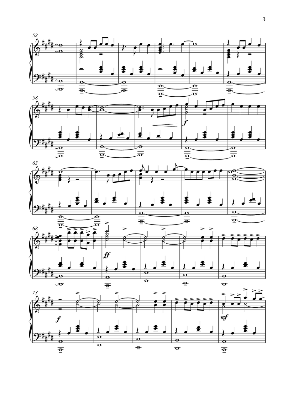 Helium Piano Solo scores gallery preview page 3
