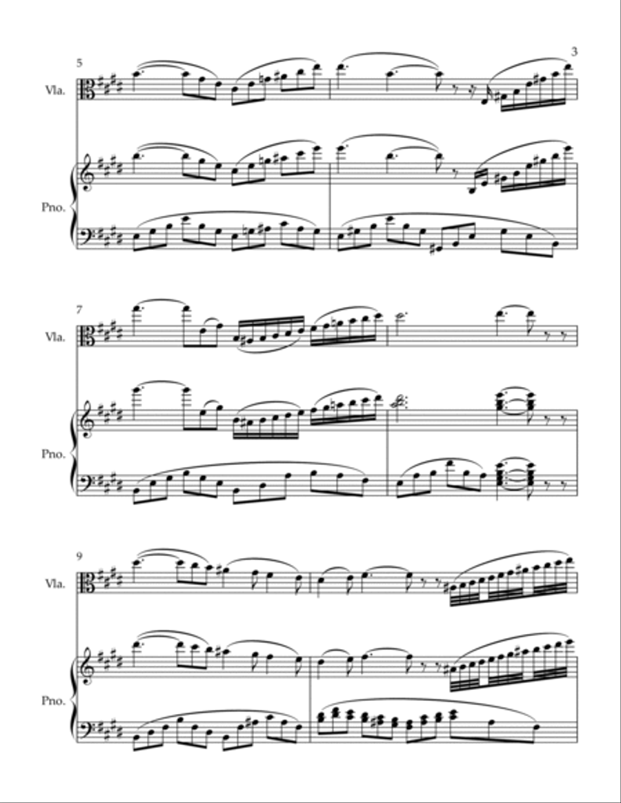 Adage Viola scores gallery preview page 3