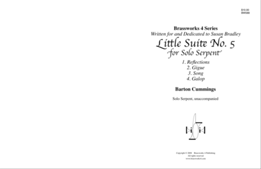 Little Suite No. 5 for Solo Serpent Euphonium scores gallery preview page 1