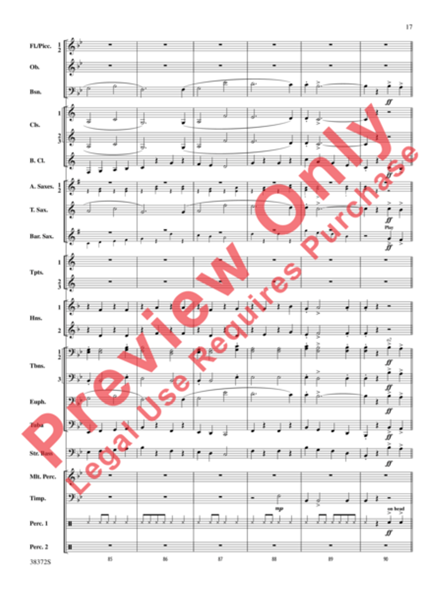 Con Brio Concert Band scores gallery preview page 18