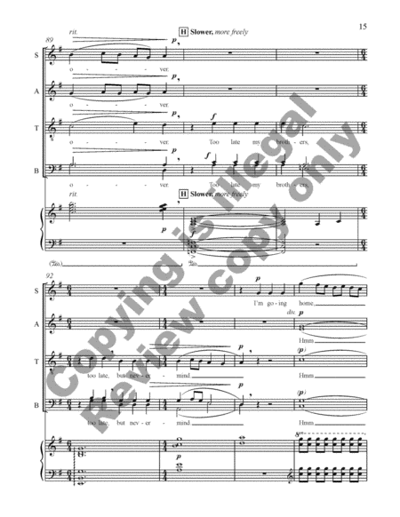 Gospel Songs: All My Trials (Piano/Choral Score) by Gwyneth W. Walker Choir - Sheet Music