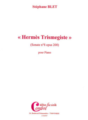 Book cover for Sonate No. 8 Op. 200 Hermes Trimegiste (fac-simile)