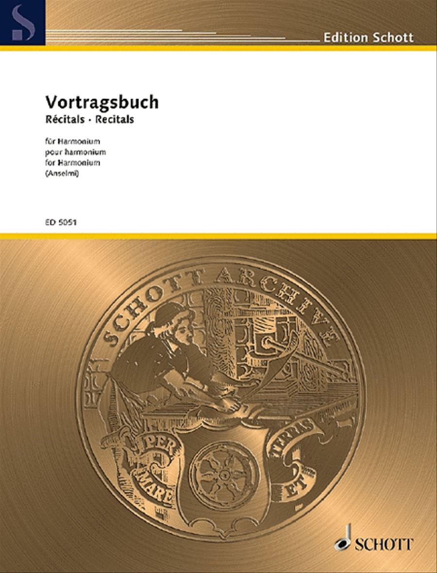 Vortragsbuch fur Harmonium by Various Harmonium - Sheet Music