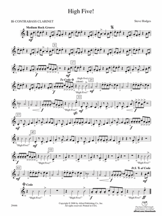 High Five!: (wp) B-flat Contrabass Clarinet