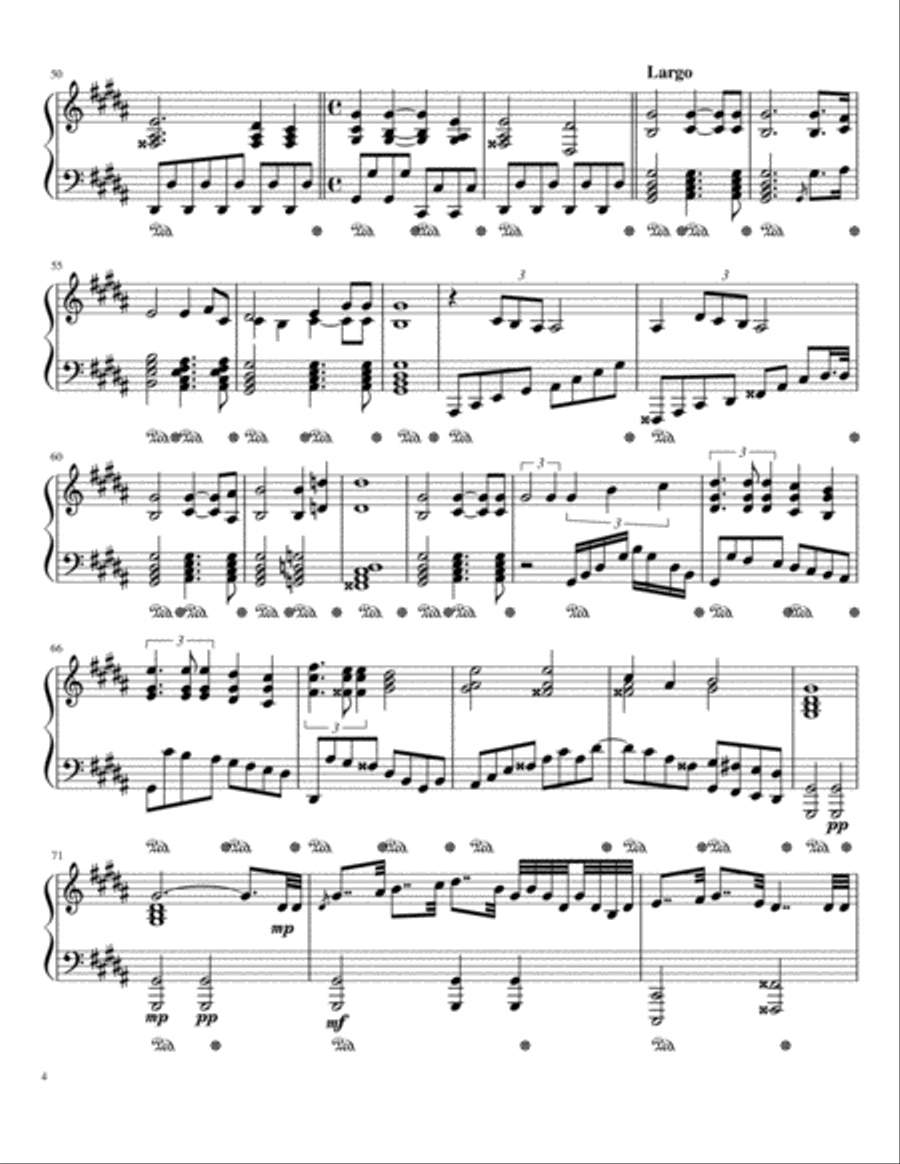 Ballade in B Major Ballade in B Major Piano Solo scores gallery preview page 4