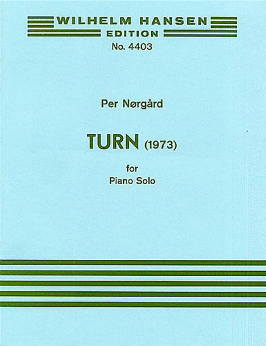 Per Norgard: Turn Piano Solo scores gallery preview page 1